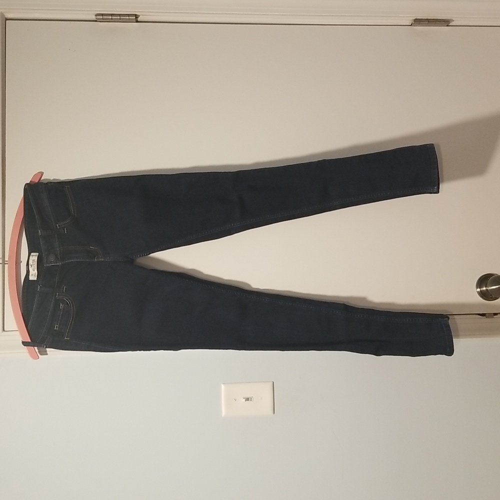 Hollister Dark Wash Jeans - Picture 3 of 13